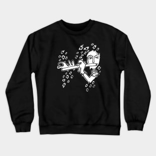 Whistle, Flute, Irish Music Crewneck Sweatshirt